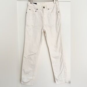 Gucci White Cotton Straight Leg Jeans - Produced by Zamasport